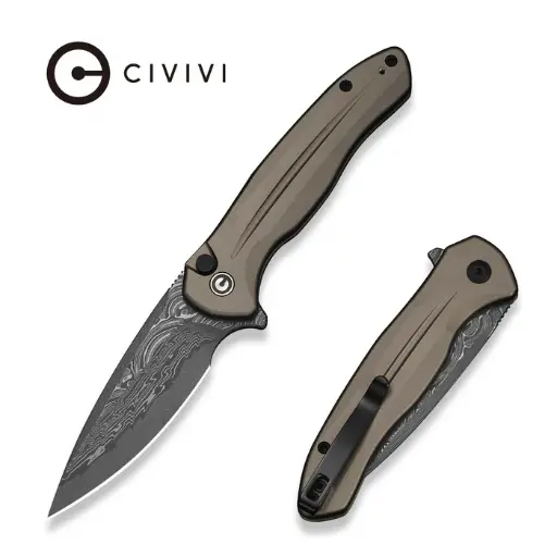 [C24091-DS1] CIVIVI Kitefin - Damascus 