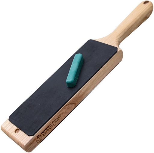 [BVRLS1P1] BEAVERCRAFT Leather Strop with Compound